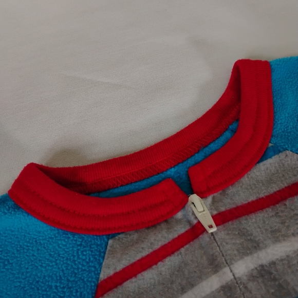 Disney Mickey Mouse & Pluto Blue Footie Pajamas Toddlers Comfy Footed Sleeper - Picture 12 of 16